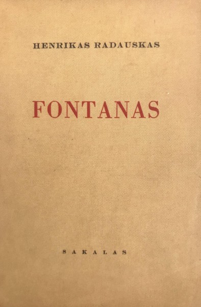 Henrikas Radauskas — Fontanas