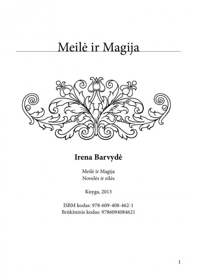 Irena Barvydė — Meilė ir magija