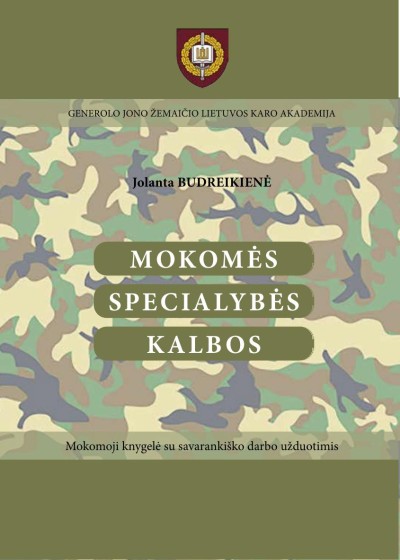 Jolanta Budreikienė — Mokomės specialybės kalbos