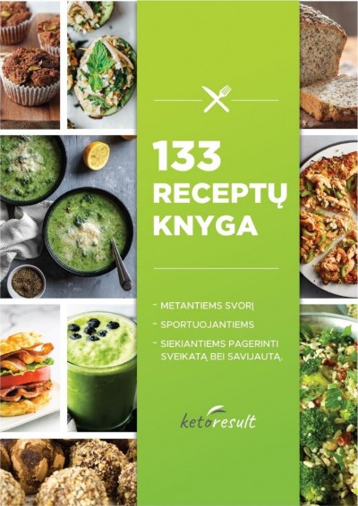 Keto — 133 receptų knyga