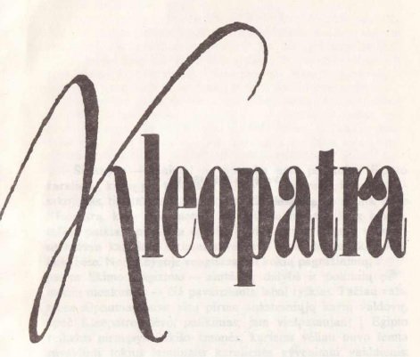 Krawczuk, A. - Kleopatra