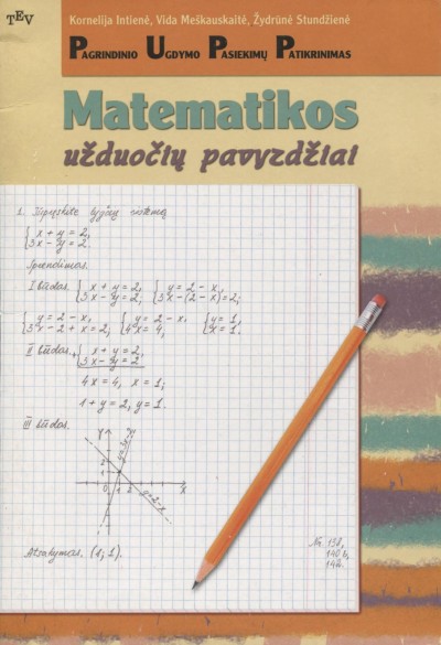 Kornelija Intienė & Vida Meškauskaitė & Žydrūnė Stundžienė — PUPP Matematikos užduočių pavyzdžiai