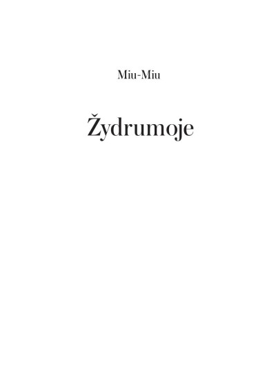 Miu-Miu — Žydrumoje