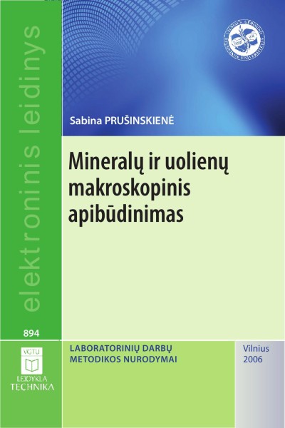 Sabina Prušinskienė — Mineralų ir uolienų makroskopinis apibūdinimas