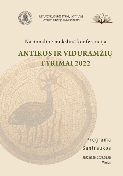 Saulius Rumšas & kt. — Antikos ir Viduramžių tyrimai, 2022