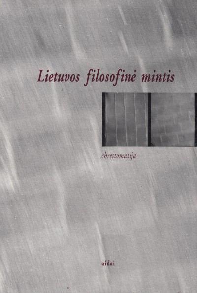 Sud. Gediminas Mikelaitis — Lietuvos filosofinė mintis